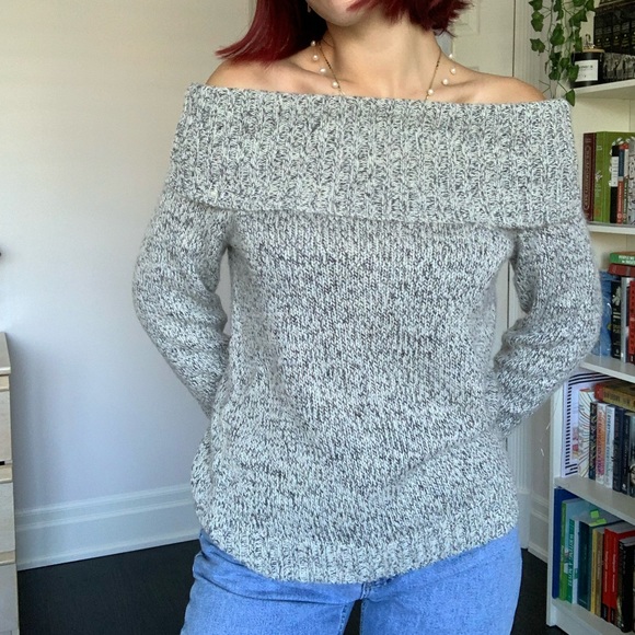 Vero moda off the shoulder knit sweater - Picture 2 of 5